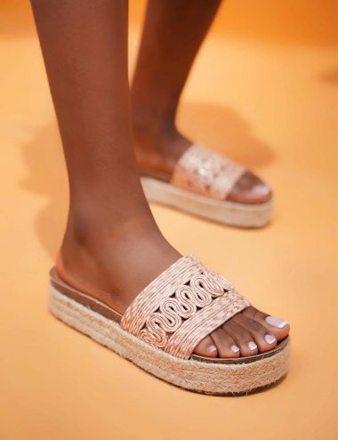 SABOT ESPADRILLE ROSE Tunisie