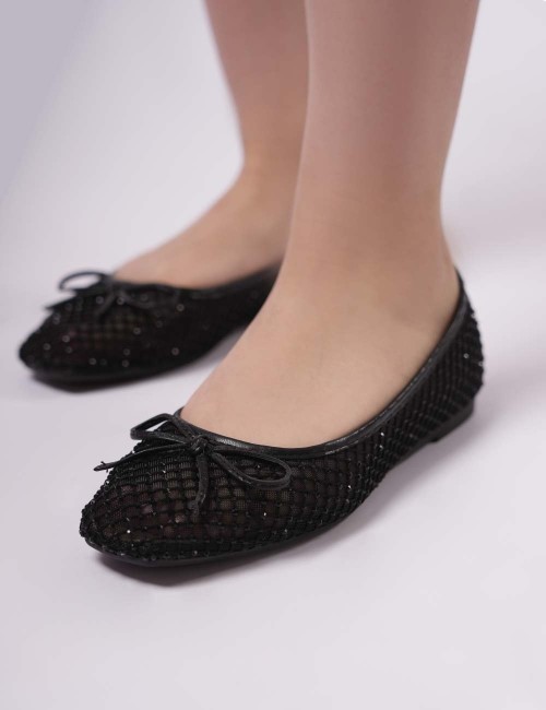 Ballerines avec motif en strass Joliesse Tunisie