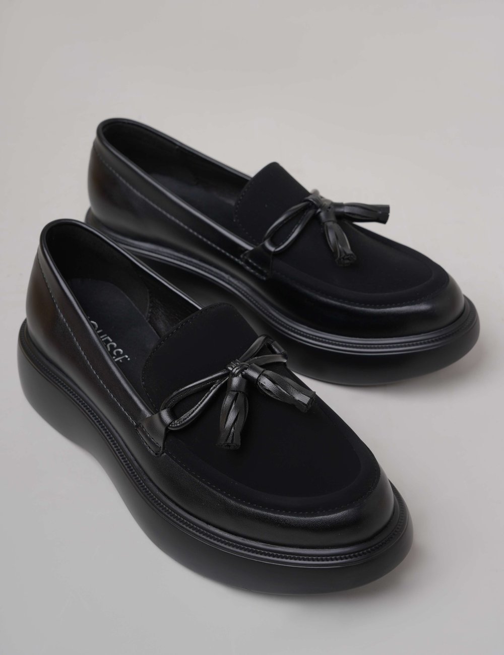 Derbies noir avec motif Joliesse Tunisie