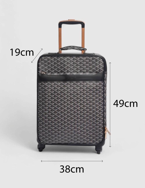 Cette image contient Valise Goyard Noir - S chez Joliesse. à 209,99 TND en Tunisie. L'hexa de l'arrière plan est #E7E7E7