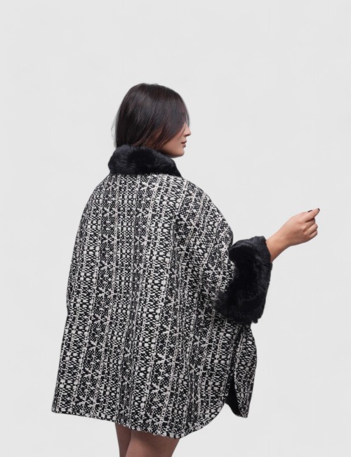 Poncho en Tweed Joliesse Tunisie