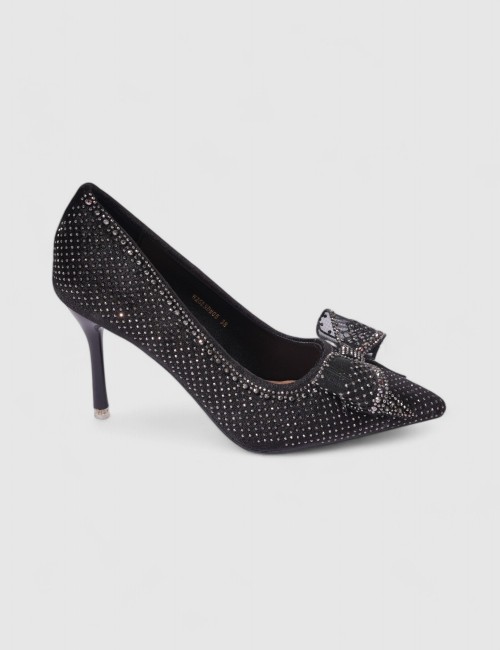 Escarpins Noir à Strass