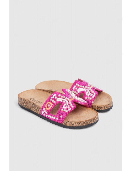 Mules à bride croisée avec...