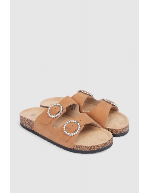 Mules à double bride en...