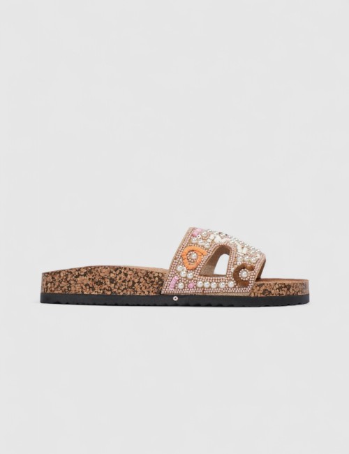 Mules à bride croisée avec...