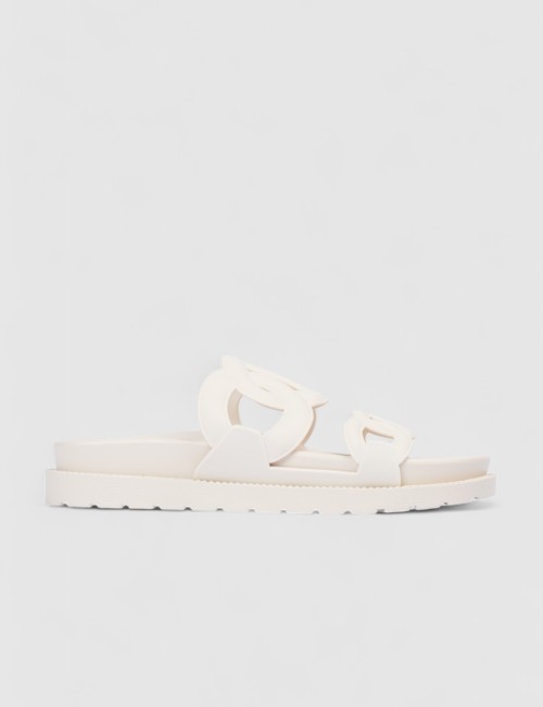 Mules plates femme avec...