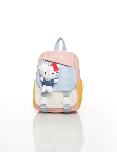 Cette image contient Sac à Dos Enfant Hello Kitty Rose Bleu chez Joliesse. à 49,99 TND en Tunisie. L'hexa de l'arrière plan est 