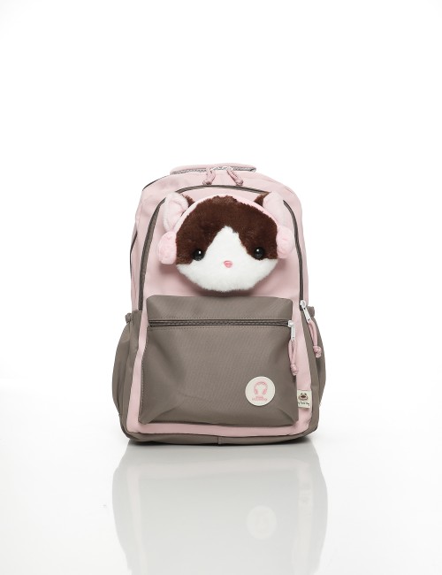Cette image contient Sac à Dos Enfant Peluche Marron Rose chez Joliesse. à 84,99 TND en Tunisie. L'hexa de l'arrière plan est #E