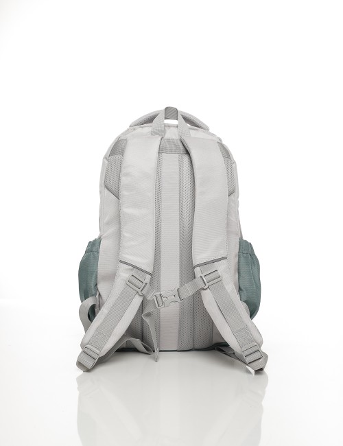 Cette image contient Sac à Dos Scolaire Gris et Noir chez Joliesse. à 119,99 TND en Tunisie. L'hexa de l'arrière plan est #E7E7E