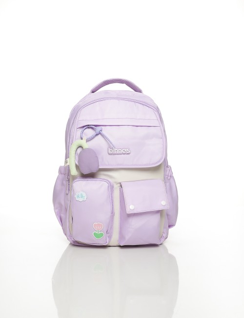 Cette image contient Sac à Dos Scolaire Binnes Multi Poches chez Joliesse. à 109,99 TND en Tunisie. L'hexa de l'arrière plan est