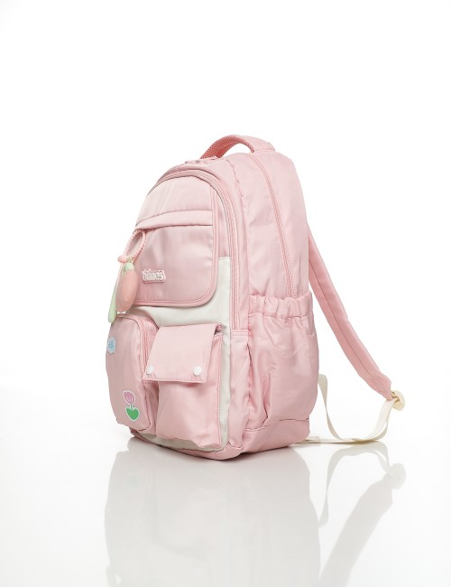Cette image contient Sac à Dos Scolaire Binnes Multi Poches chez Joliesse. à 109,99 TND en Tunisie. L'hexa de l'arrière plan est