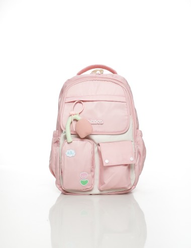 Cette image contient Sac à Dos Scolaire Binnes Multi Poches chez Joliesse. à 109,99 TND en Tunisie. L'hexa de l'arrière plan est