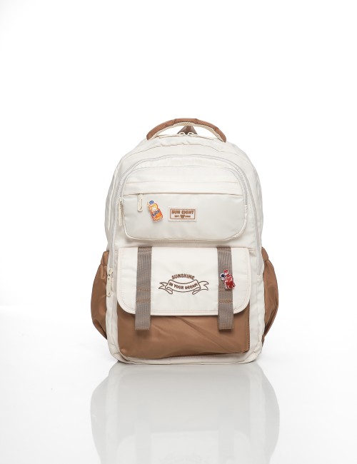 Cette image contient Sac à Dos Scolaire Sun Eight Sunshine chez Joliesse. à 109,99 TND en Tunisie. L'hexa de l'arrière plan est 