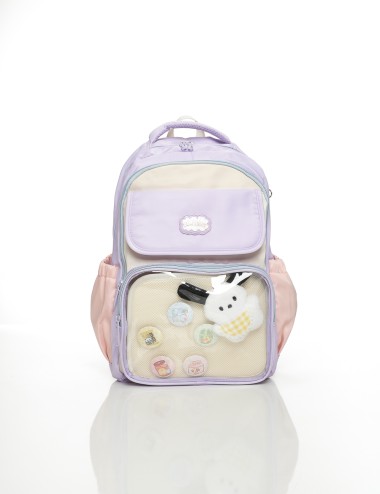 Cette image contient Sac à Dos Enfant Lapin Transparent chez Joliesse. à 119,99 TND en Tunisie. L'hexa de l'arrière plan est #E7