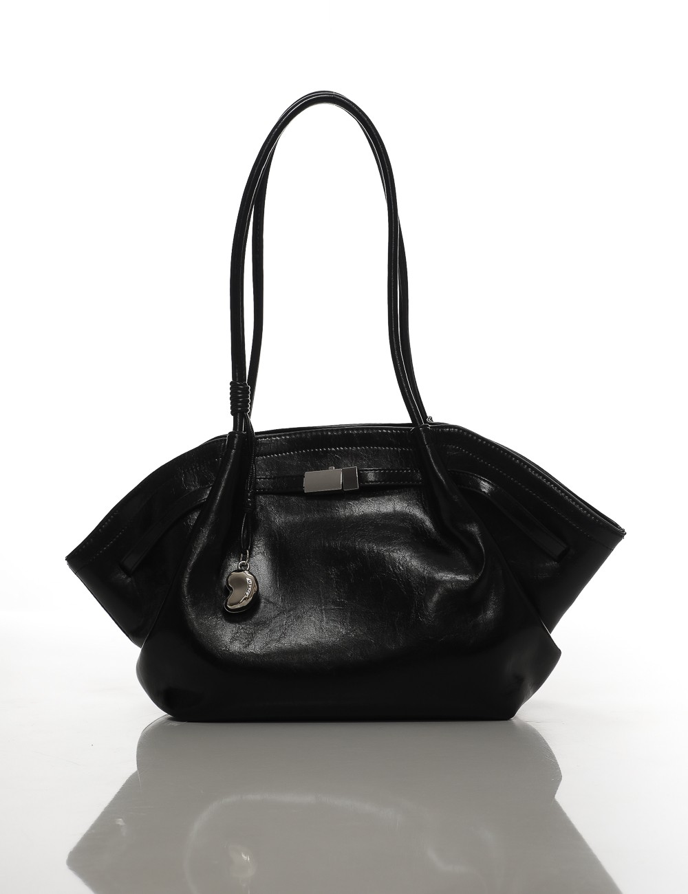 Cette image contient Sac à Main Noir Grand Format chez Joliesse. à 129,99 TND en Tunisie. L'hexa de l'arrière plan est #E7E7E7 Cette image contient Sac à Main Noir Grand Format chez Joliesse. à 129,99 TND en Tunisie. L'hexa de l'arrière plan est #E7E7E7
