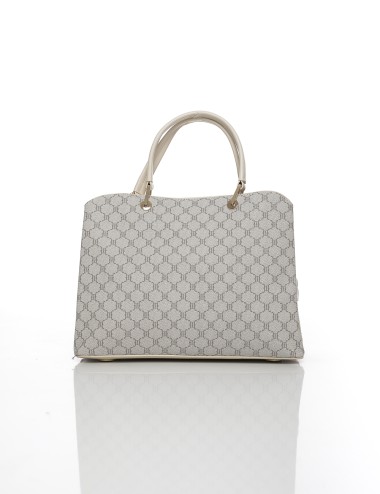 Cette image contient Sac Cabas Imprimé avec Chaîne et Foulards chez Joliesse. à 129,99 TND en Tunisie. L'hexa de l'arrière plan 