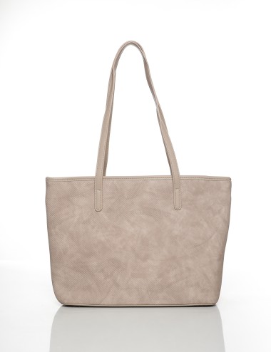 Cette image contient Grand Sac Cabas Bicolore avec Anses Longues chez Joliesse. à 129,99 TND en Tunisie. L'hexa de l'arrière pla