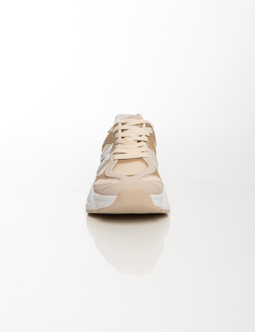 Cette image contient New Balance Beige Baskets tendance et confortables chez Joliesse. à 89,99 TND en Tunisie. L'hexa de l'arriè