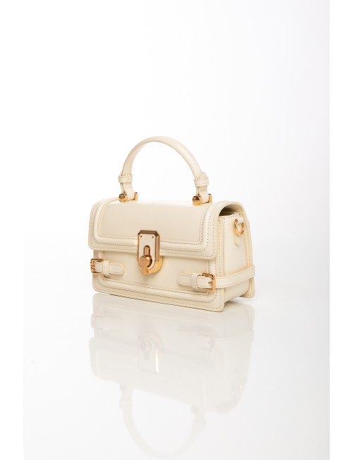 Cette image contient Sac à main ivoire chic avec bandoulière réglable chez Joliesse. à 149,99 TND en Tunisie. L'hexa de l'arrièr