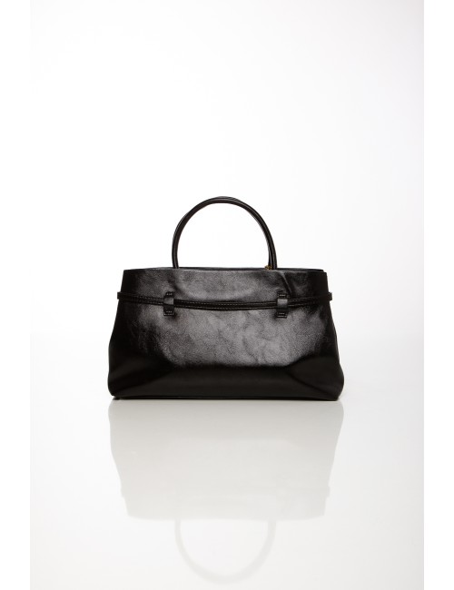 Cette image contient Sac à main noir en simili cuir avec cadenas décoratif chez Joliesse. à 129,99 TND en Tunisie. L'hexa de l'a