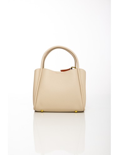 Cette image contient Sac à main beige en simili cuir avec porte-clés décoratif chez Joliesse. à 0,00 TND en Tunisie. L'hexa de l