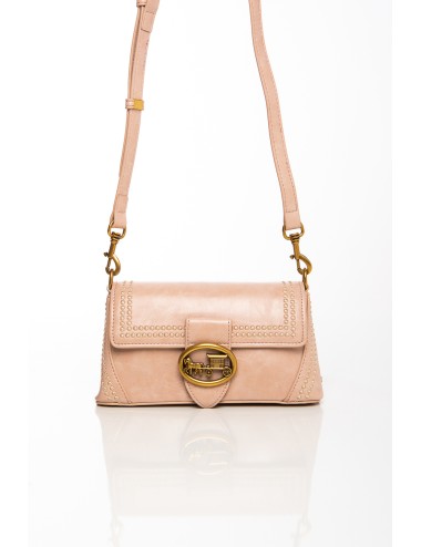 Cette image contient Sac bandoulière beige élégant avec boucle dorée chez Joliesse. à 119,99 TND en Tunisie. L'hexa de l'arrière