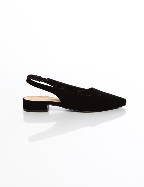 Cette image contient Ballerines slingback noires élégantes femme confort et style chez Joliesse. à 79,99 TND en Tunisie. L'hexa