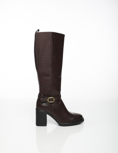 Cette image contient Bottes à Talons avec Boucle Latérale chez Joliesse. à 189,99 TND en Tunisie. L'hexa de l'arrière plan est #