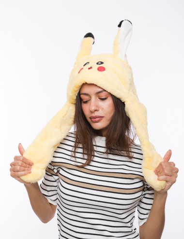 Cette image contient Bonnet à Oreilles Pikachu chez Joliesse. à 44,99 TND en Tunisie. L'hexa de l'arrière plan est #E7E7E7