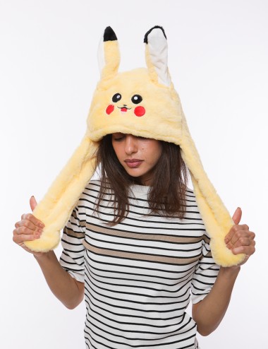 Cette image contient Bonnet à Oreilles Pikachu chez Joliesse. à 44,99 TND en Tunisie. L'hexa de l'arrière plan est #E7E7E7