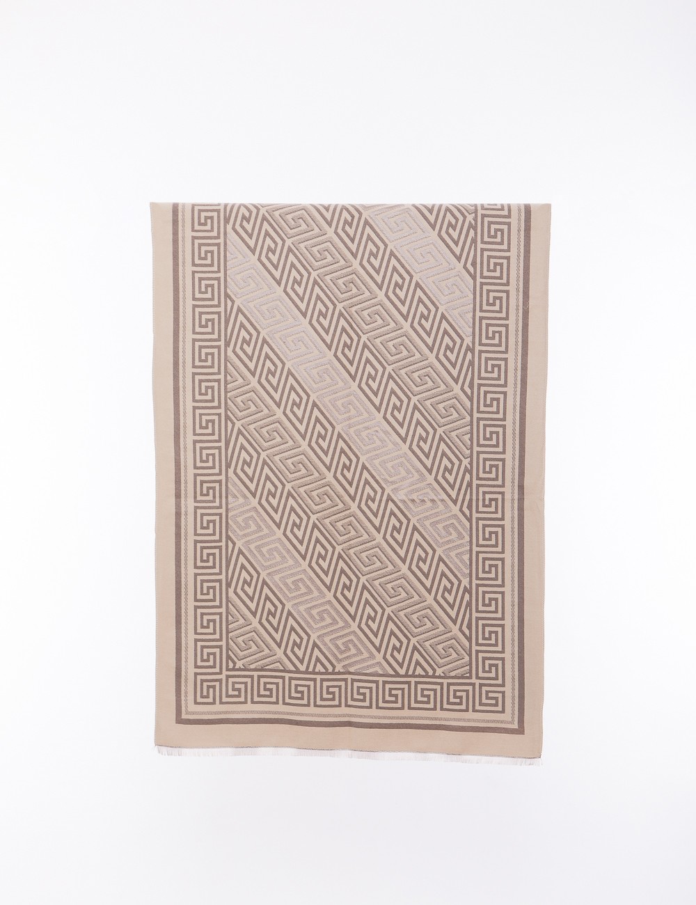 Cette image contient écharpe à motif géométrique chez Joliesse. à 69,99 TND en Tunisie. L'hexa de l'arrière plan est #E7E7E7