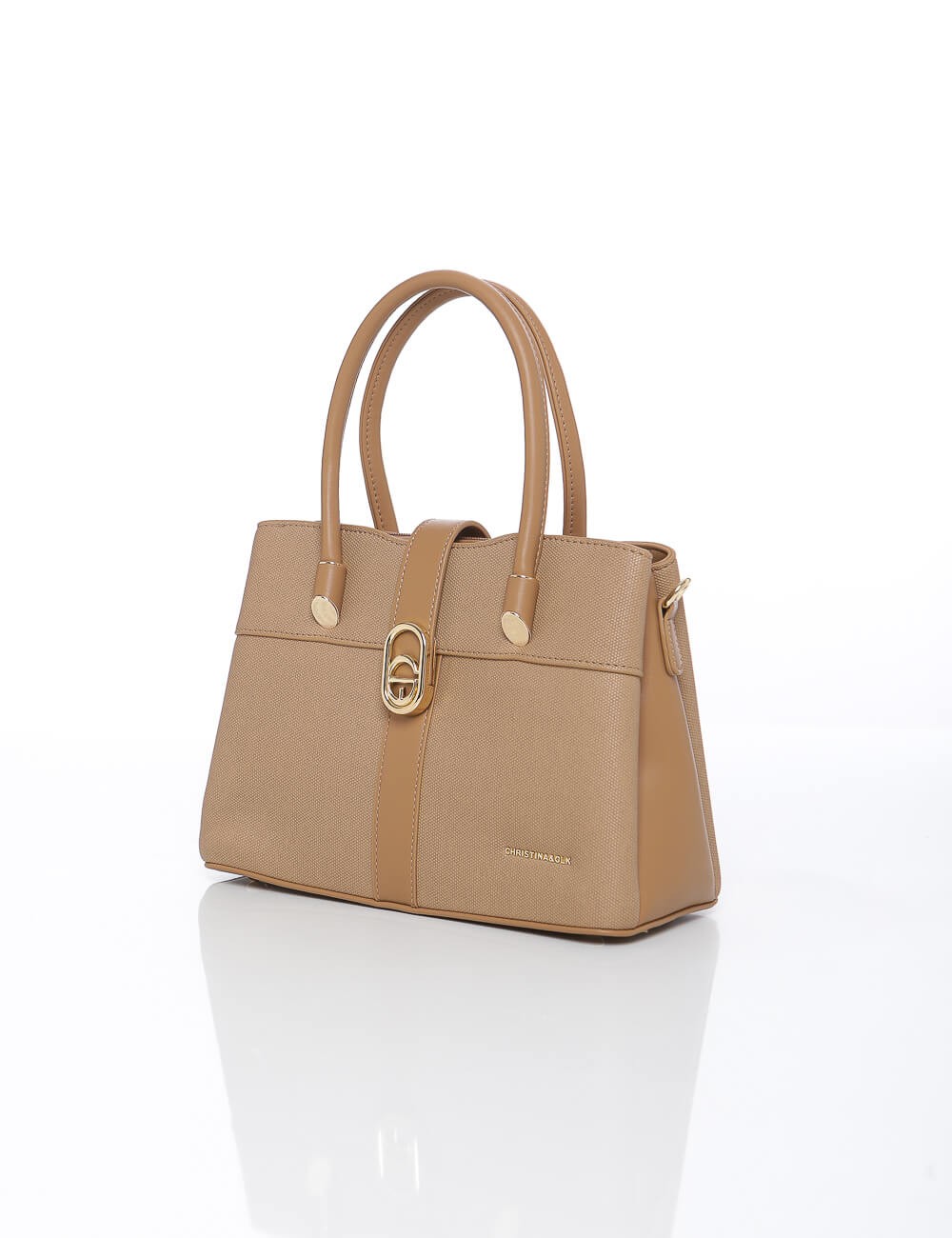 Cette image contient Sac à Main Structuré chez Joliesse. à 139,99 TND en Tunisie. L'hexa de l'arrière plan est #E7E7E7