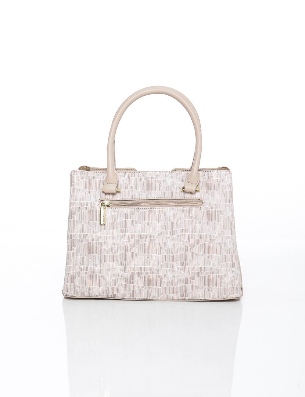 Cette image contient Sac à Main Structuré Fermoir Bijou Doré chez Joliesse. à 139,99 TND en Tunisie. L'hexa de l'arrière plan es