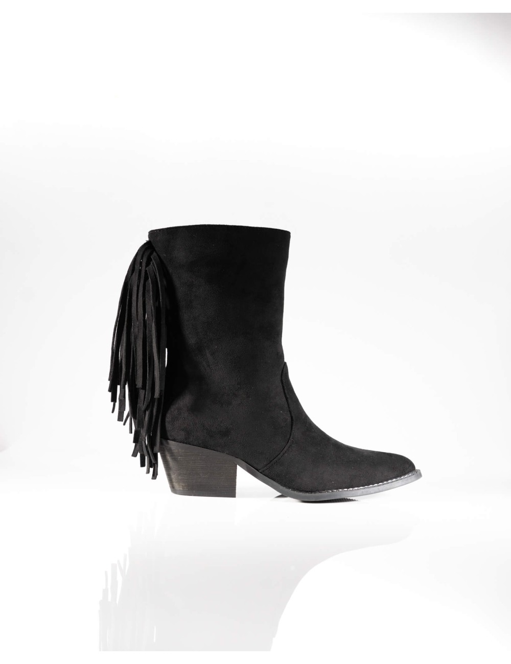 Bottines à Franges Western en Daim Joliesse