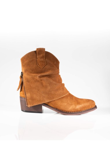 Bottines Western en Daim à Revers Joliesse