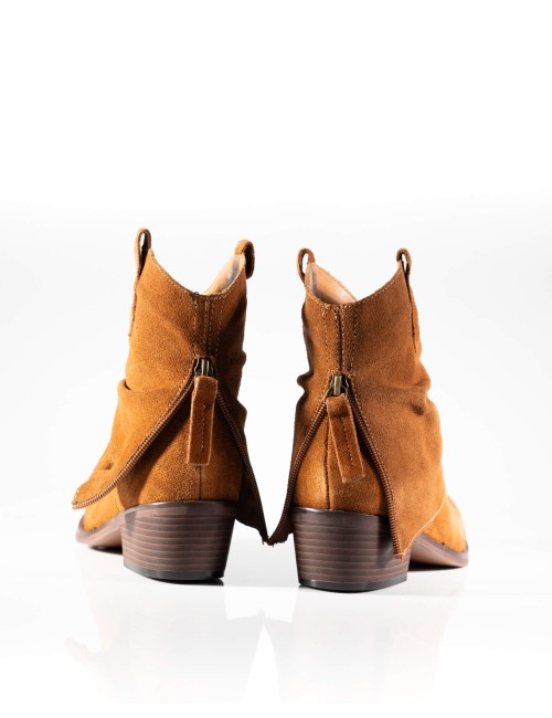 Bottines Western en Daim à Revers Joliesse