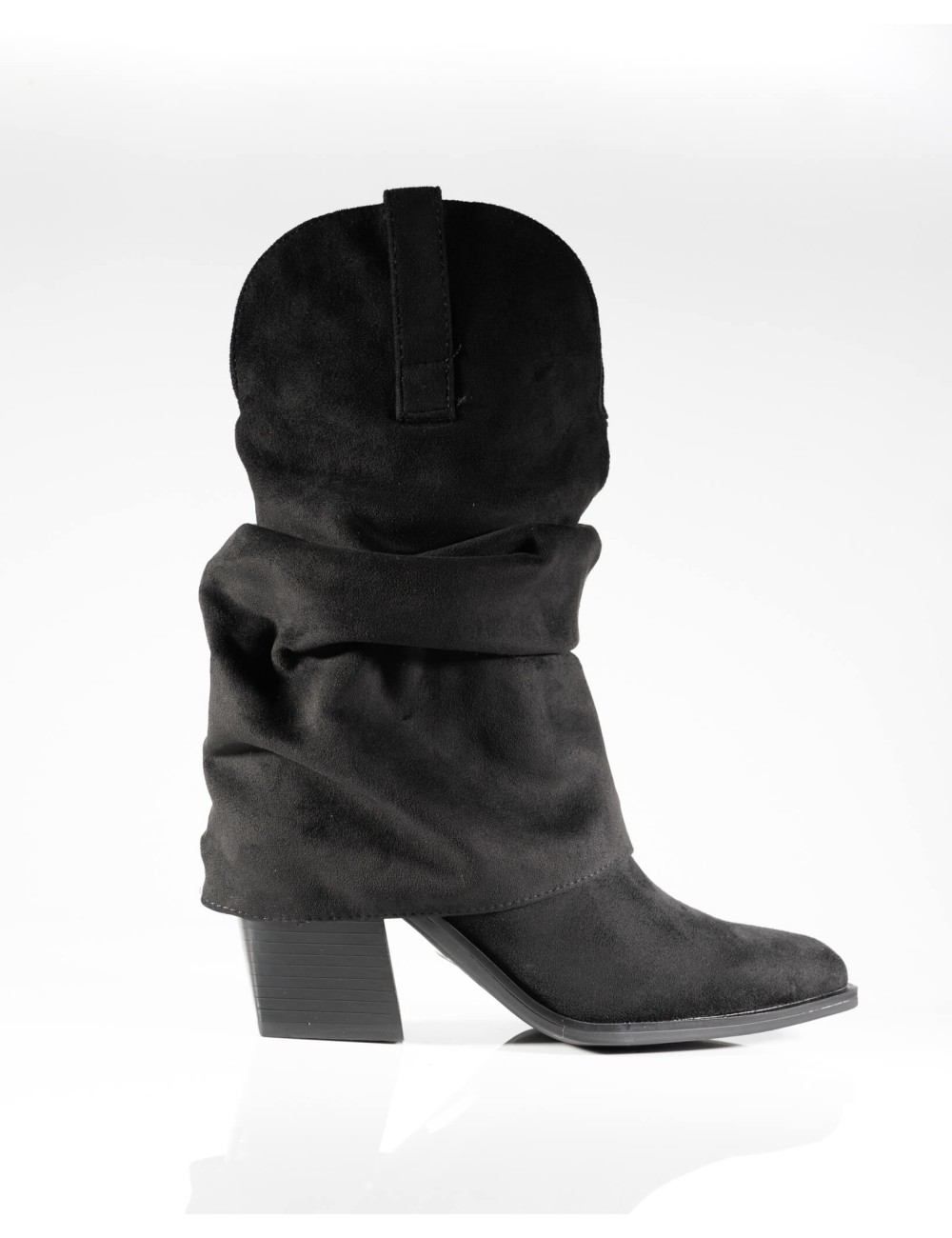 Bottine Cowboy à Tige Plissée Joliesse