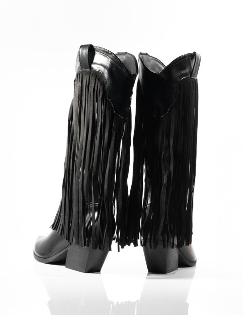 Botte Western avec Franges...