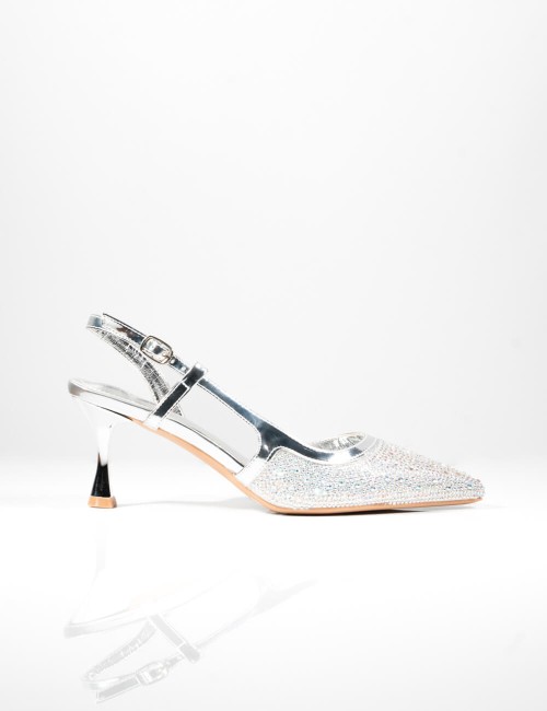 Escarpins Slingback à Cristaux Joliesse