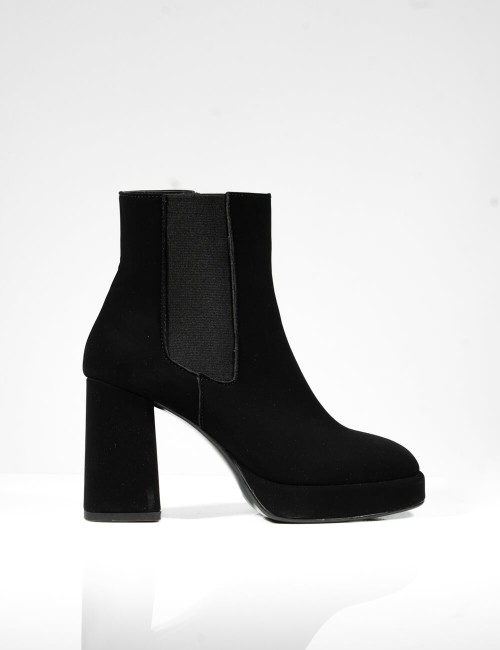 Bottines à Talons Carrés et...