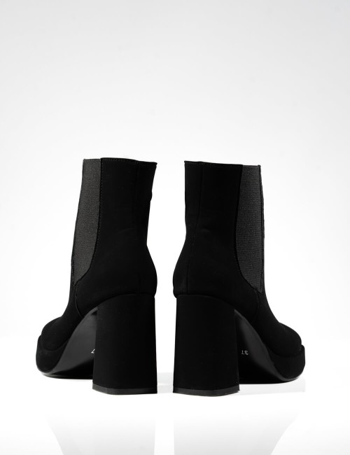 Bottines à Talons Carrés et...