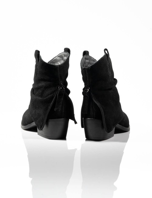 Bottines Western en Daim à...