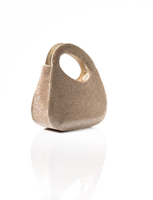 Cette image contient Mini Sac à Main de Soirée à Strass Modèle Éclat chez Joliesse. à 109,99 TND en Tunisie. L'hexa de l'arrière