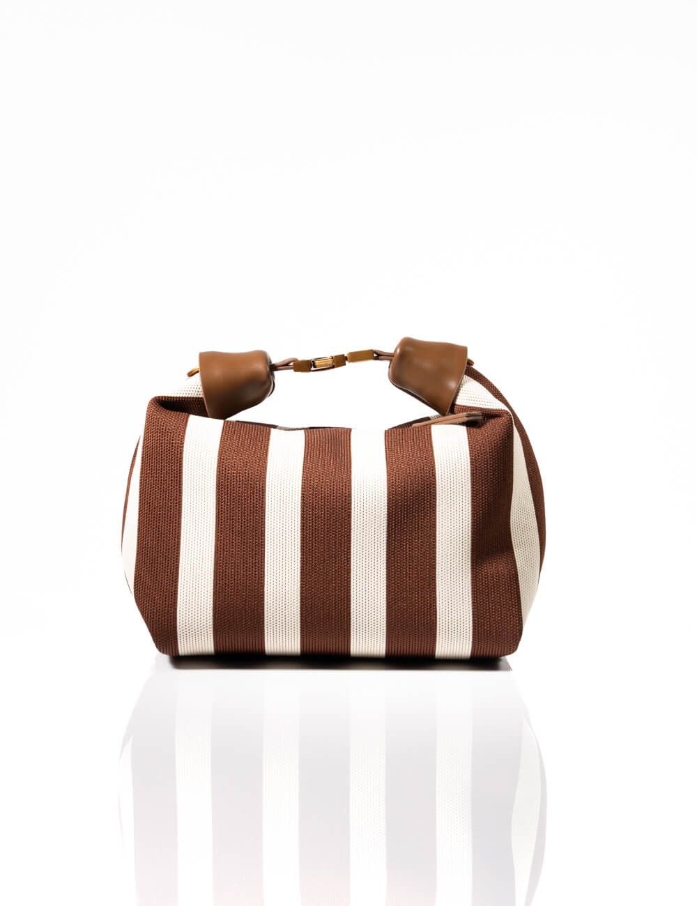 Sac à Main Cabas Rayures avec Chaîne Dorée Joliesse