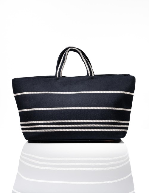 Cabas en Toile Marine à Rayures Joliesse