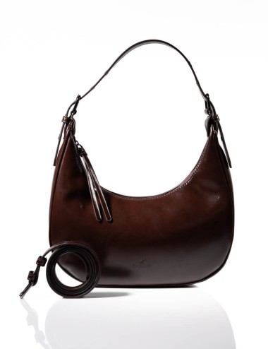 Cette image contient Sac à Main Demi-Lune chez Joliesse. à 129,99 TND en Tunisie. L'hexa de l'arrière plan est #E7E7E7