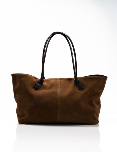 Sac Cabas Duo en Cuir et Daim Joliesse