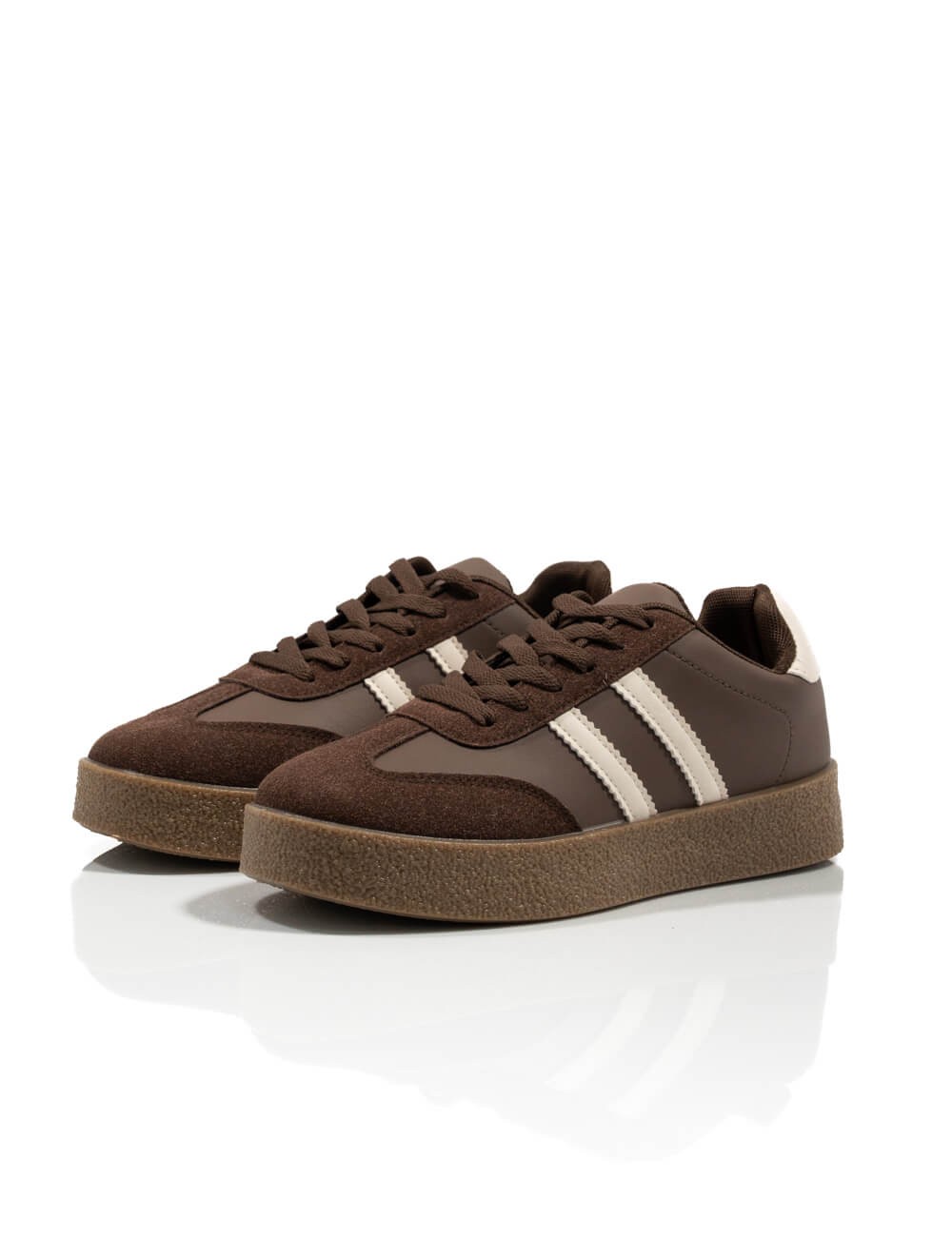 Baskets Rétro en Marron Joliesse