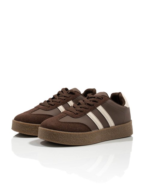 Baskets Rétro en Marron