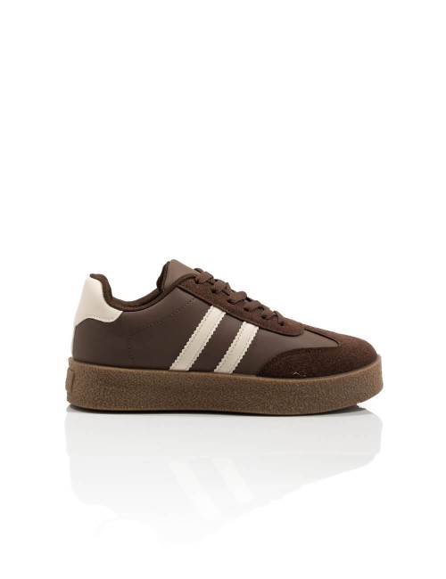 Baskets Rétro en Marron